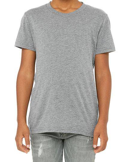 Epic Label T-shirts Canvas 3413Y T-Shirt À Manches Courtes Triblend Pour Jeunes
