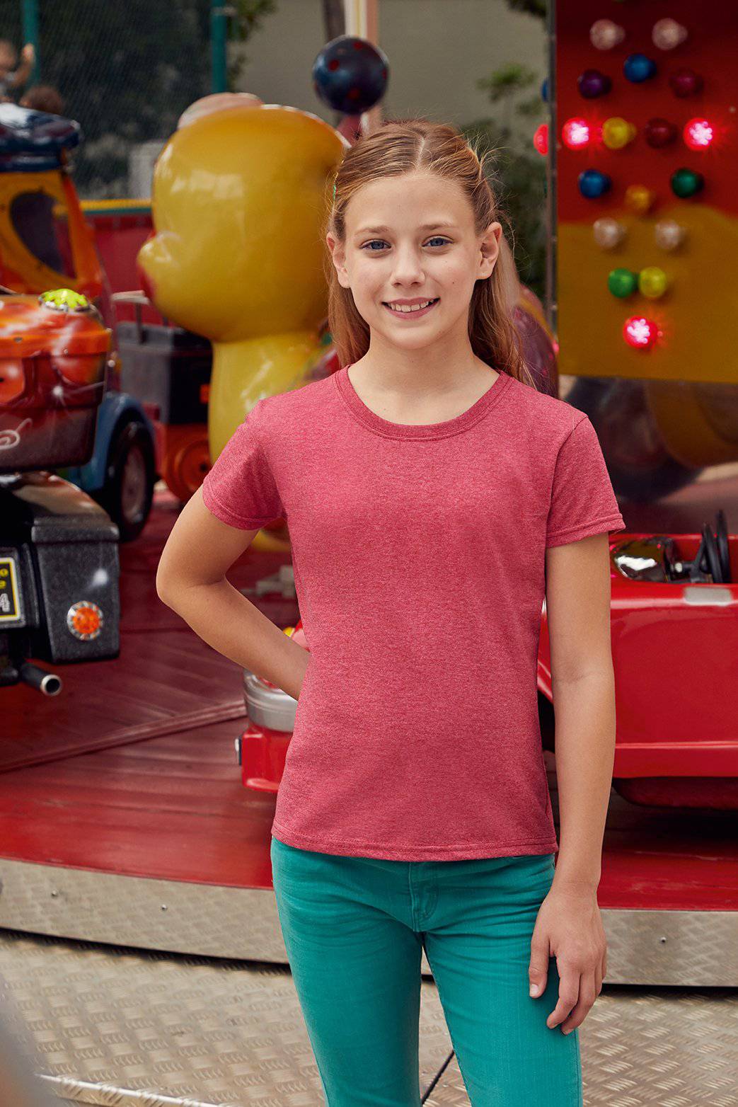 Epic Label T-shirts Fruit Of The Loom 610050 Filles Poids Valeur T