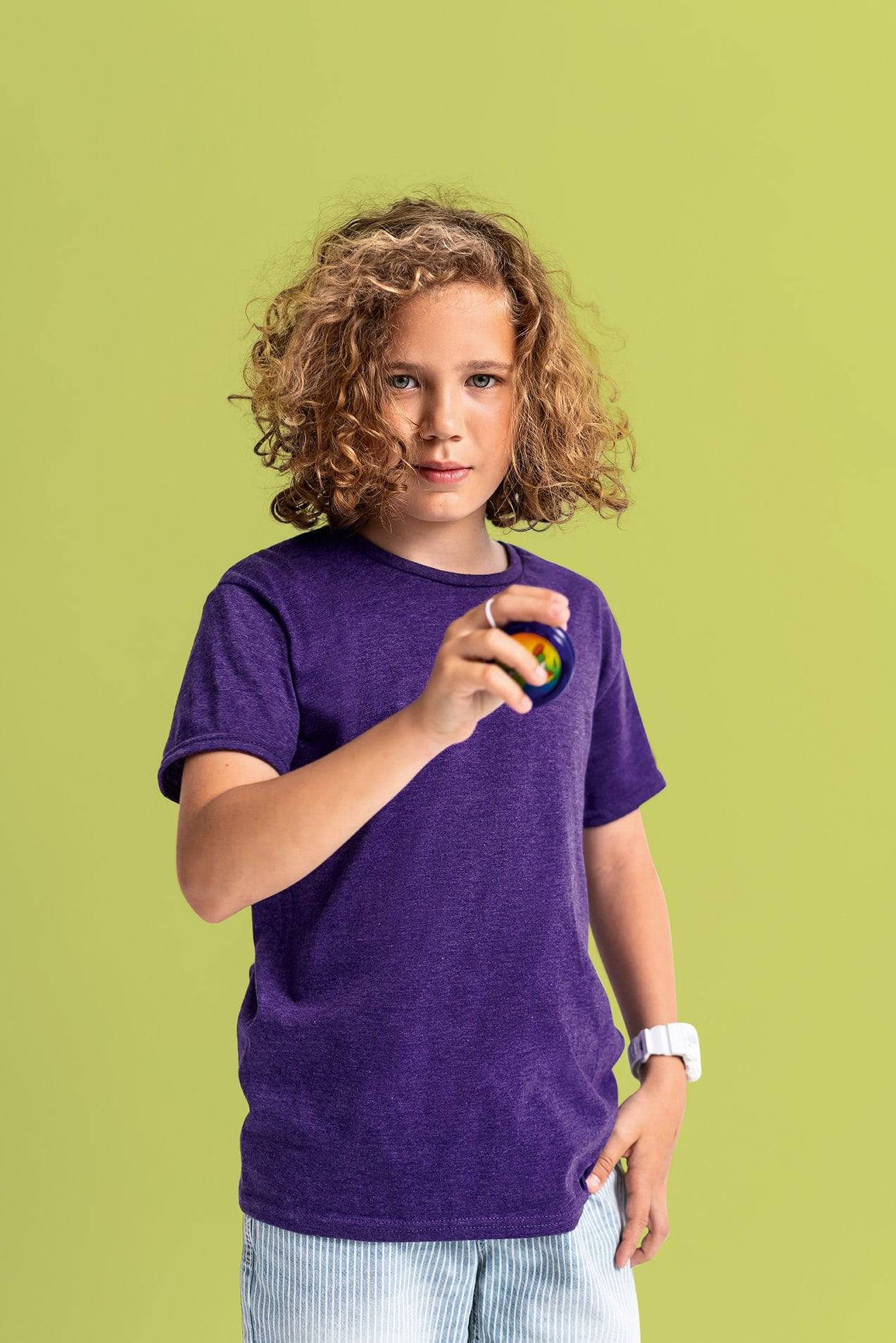 Epic Label T-shirts Fruit Of The Loom 610230 Enfant Iconique 150 T