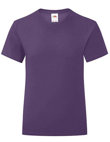 Epic Label T-shirts Fruit Of The Loom 610250 Filles Iconiques 150 T