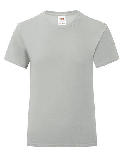 Epic Label T-shirts Fruit Of The Loom 610250 Filles Iconiques 150 T