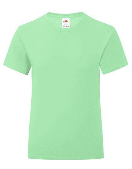 Epic Label T-shirts Fruit Of The Loom 610250 Filles Iconiques 150 T