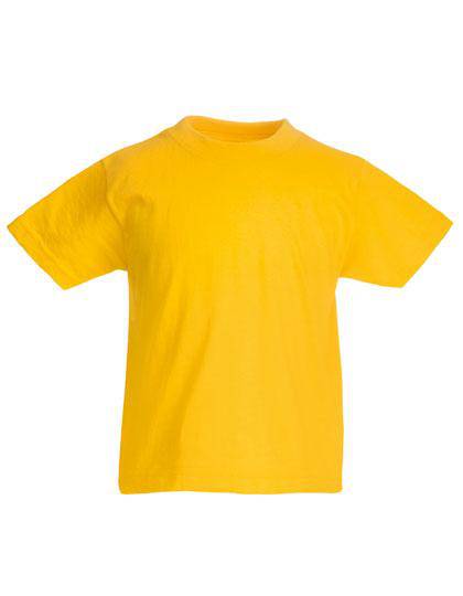Epic Label T-shirts Fruit Of The Loom 610330 Enfant Valueweight T