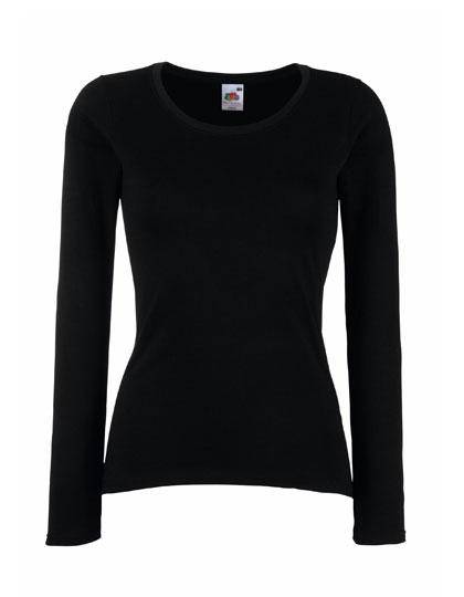Epic Label T-shirts Fruit Of The Loom 614040 Pour Femme Valueweight Longs Sleeve T
