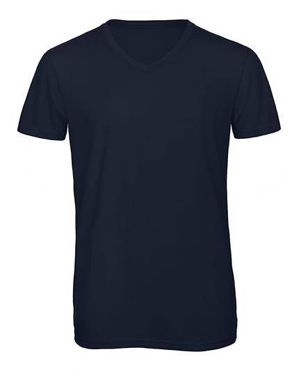 Epic Label T-shirts Lot de 3 B&C TM057 V-Neck Triblend T-Shirt /Men Pour Homme