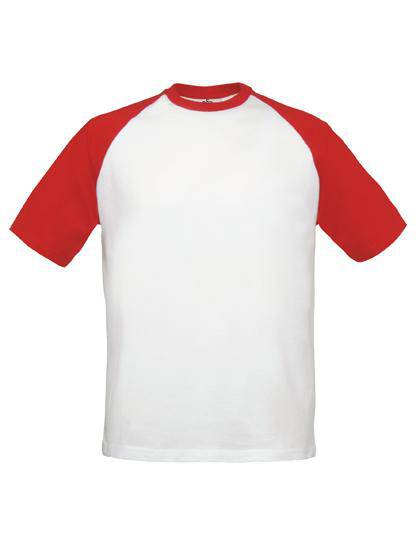 Epic Label T-shirts Lot de 3 B&C TU020 T-Shirt Base-Ball Pour Homme