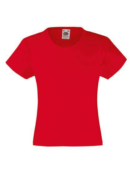 Epic Label T-shirts Lot de 3 Fruit of the Loom 61-005-0 Girls Valueweight T Pour Enfant