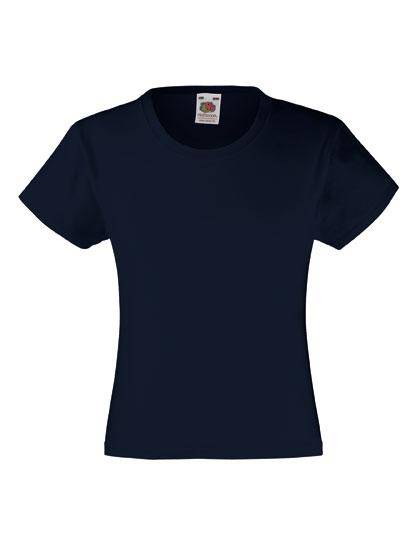 Epic Label T-shirts Lot de 3 Fruit of the Loom 61-005-0 Girls Valueweight T Pour Enfant
