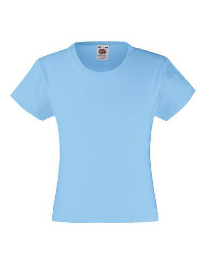 Epic Label T-shirts Lot de 3 Fruit of the Loom 61-005-0 Girls Valueweight T Pour Enfant