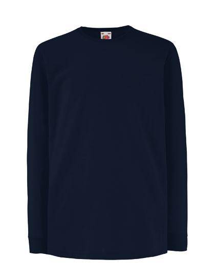 Epic Label T-shirts Lot de 3 Fruit of the Loom 61-007-0 Kids Valueweight Long Sleeve T Pour Enfant