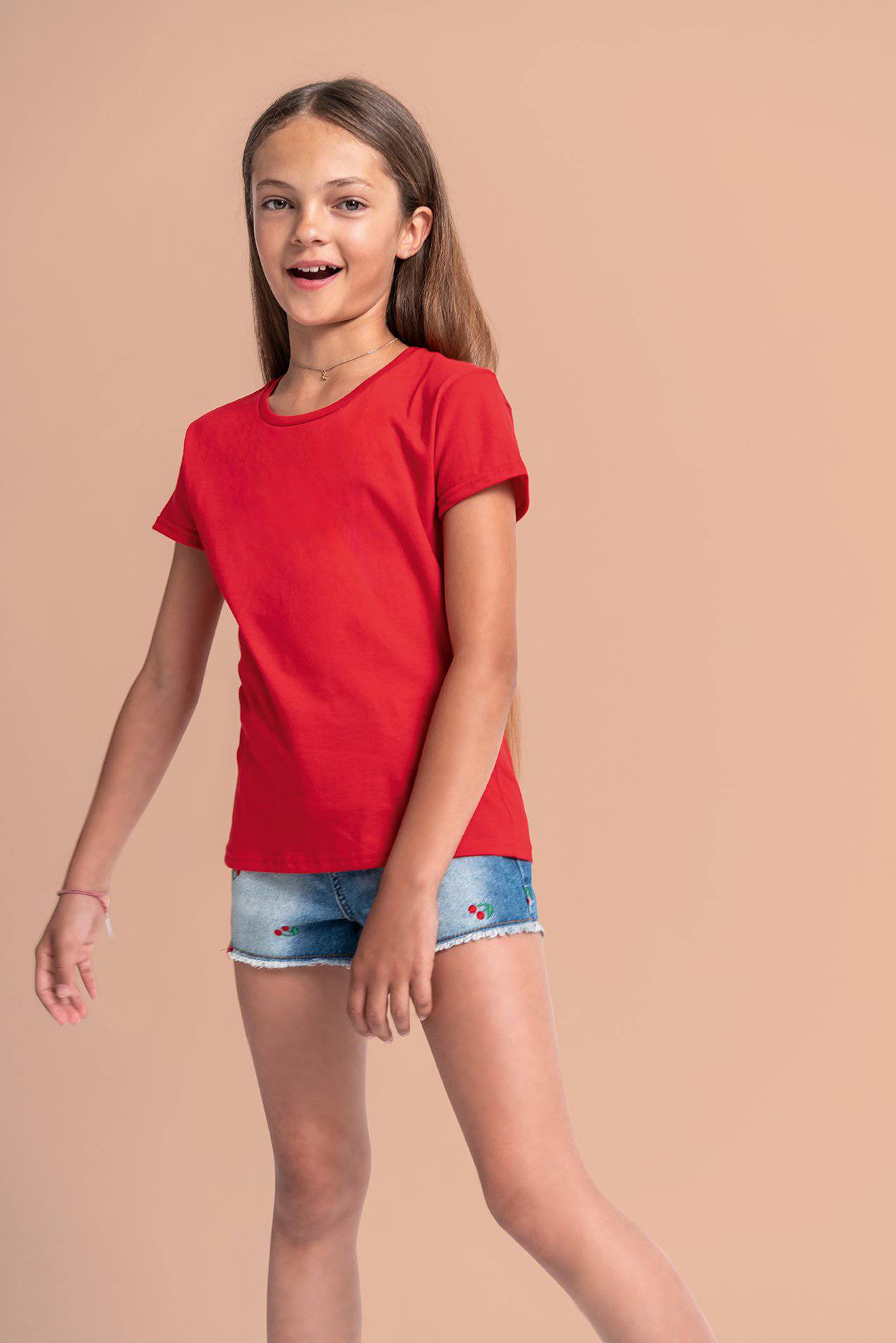 Epic Label T-shirts Lot de 3 Fruit of the Loom 61-025-0 Girls Iconic T Pour Enfant