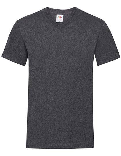 Epic Label T-shirts Lot de 3 Fruit of the Loom 61-066-0 Valueweight V-Neck T Pour Homme