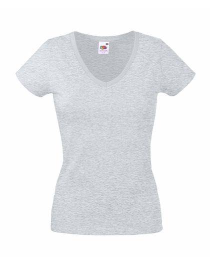 Epic Label T-shirts Lot de 3 Fruit of the Loom 61-398-0 Ladies Valueweight V Neck T Pour Femme