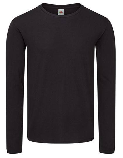 Epic Label T-shirts Lot de 3 Fruit of the Loom 61-446-0 Iconic 150 Classic Long Sleeve T Pour Homme