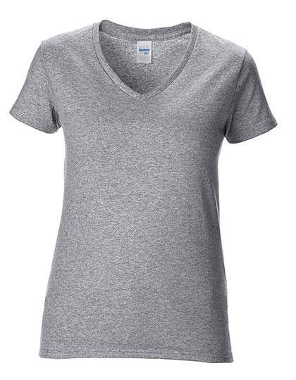 Epic Label T-shirts Lot de 3 Gildan 4100VL Premium Cotton Ladies` V-Neck T-Shirt Pour Femme