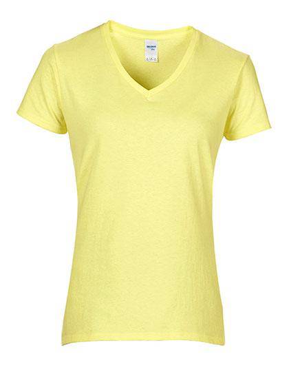 Epic Label T-shirts Lot de 3 Gildan 4100VL Premium Cotton Ladies` V-Neck T-Shirt Pour Femme