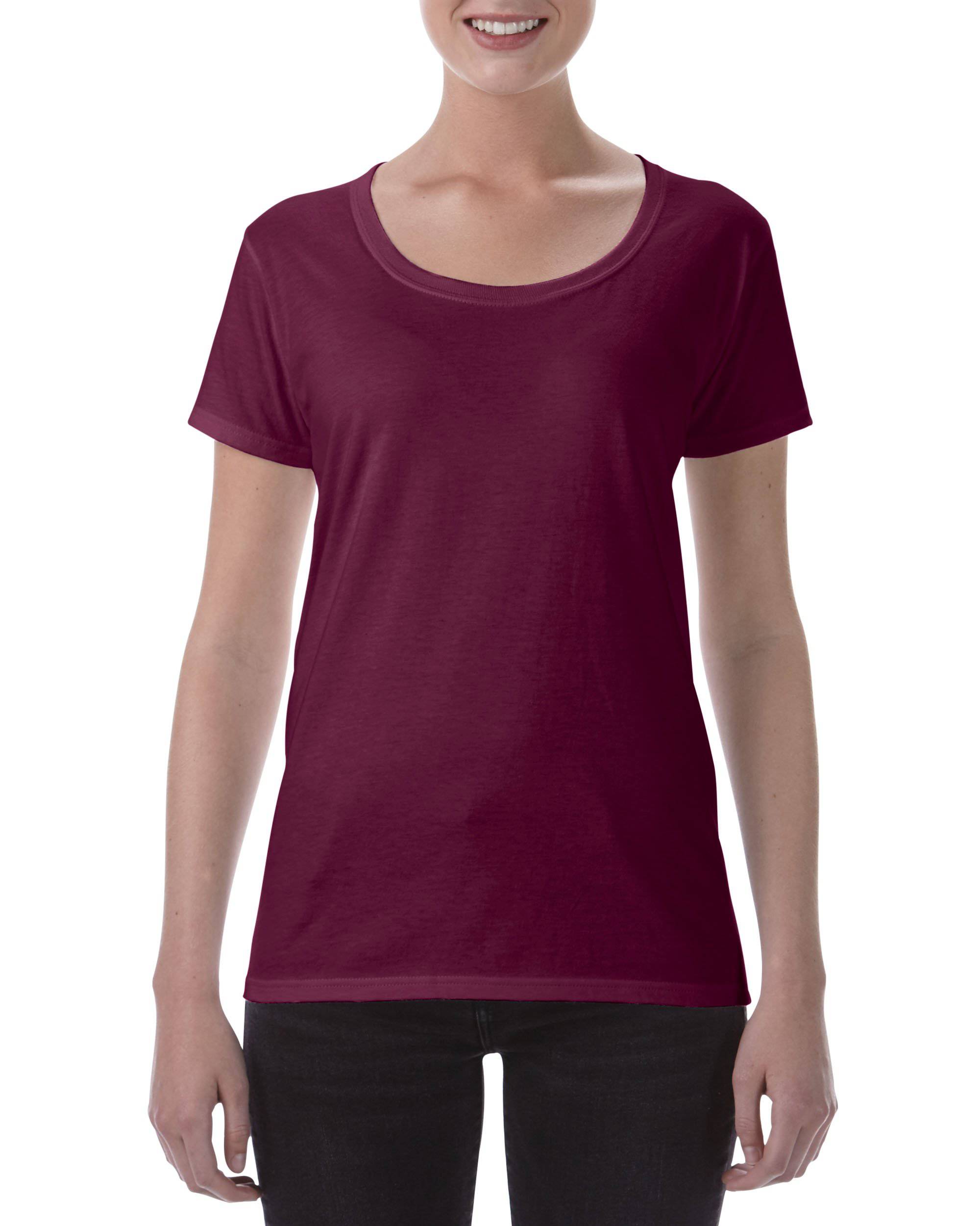 Epic Label T-shirts Lot de 3 Gildan 64550L Softstyle Ladies` Deep Scoop T-Shirt Pour Femme