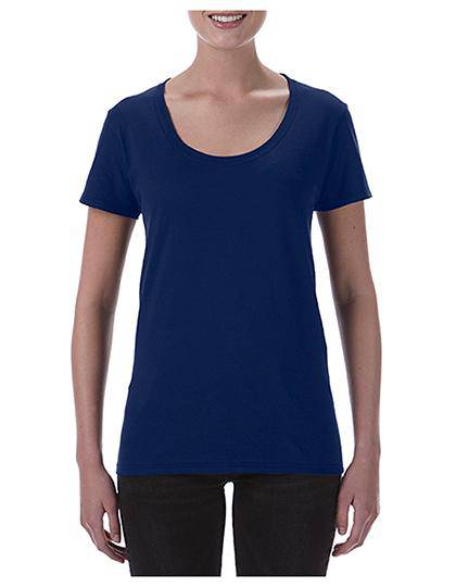 Epic Label T-shirts Lot de 3 Gildan 64550L Softstyle Ladies` Deep Scoop T-Shirt Pour Femme