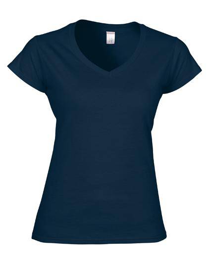 Epic Label T-shirts Lot de 3 Gildan 64V00L Softstyle Ladies` V-Neck T-Shirt Pour Femme