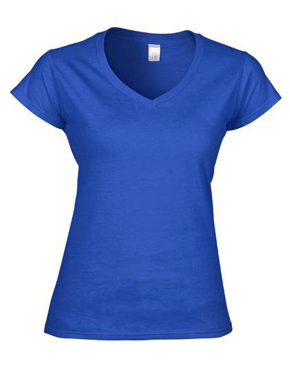 Epic Label T-shirts Lot de 3 Gildan 64V00L Softstyle Ladies` V-Neck T-Shirt Pour Femme