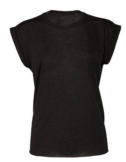 Epic Label T-shirts Lot de 3 T shirts Vierge Bella 8804 Women`s Flowy Muscle Tee with Rolled Cuff