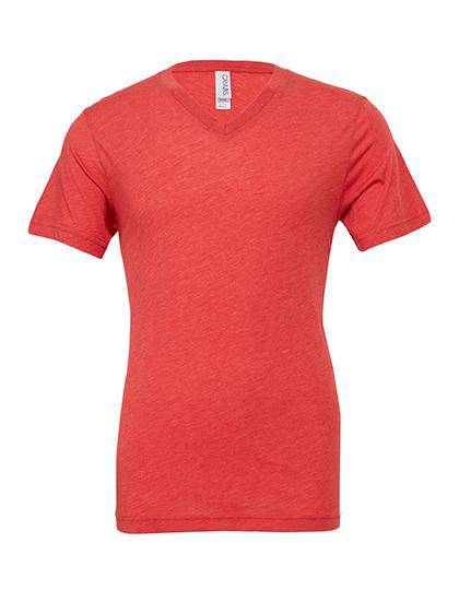 Epic Label T-shirts Lot de 3 T shirts Vierge Canvas 3415 Unisex Triblend V-Neck T-Shirt
