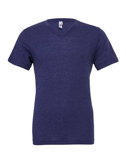 Epic Label T-shirts Lot de 3 T shirts Vierge Canvas 3415 Unisex Triblend V-Neck T-Shirt