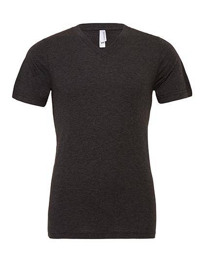Epic Label T-shirts Lot de 3 T shirts Vierge Canvas 3415 Unisex Triblend V-Neck T-Shirt