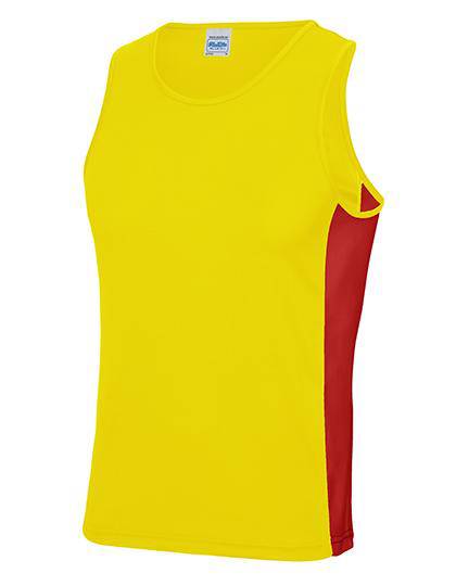 Epic Label T-shirts Lot de 3 T shirts Vierge Just Cool JC008 Men`s Cool Contrast Vest