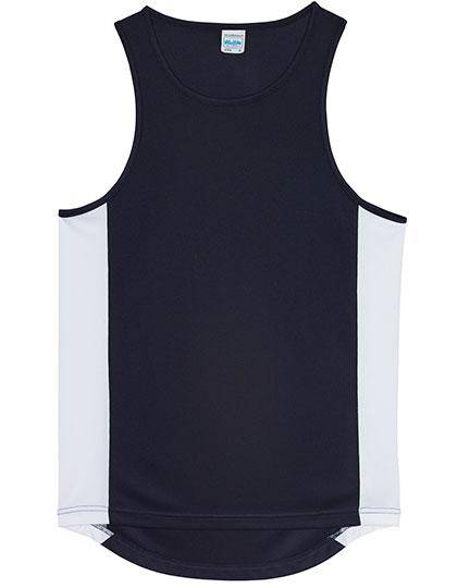 Epic Label T-shirts Lot de 3 T shirts Vierge Just Cool JC008 Men`s Cool Contrast Vest