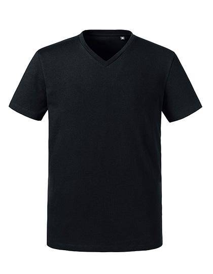 Epic Label T-shirts Lot de 3 T shirts Vierge Russell Pure Organic R-103M-0 Men´s Pure Organic V-Neck Tee