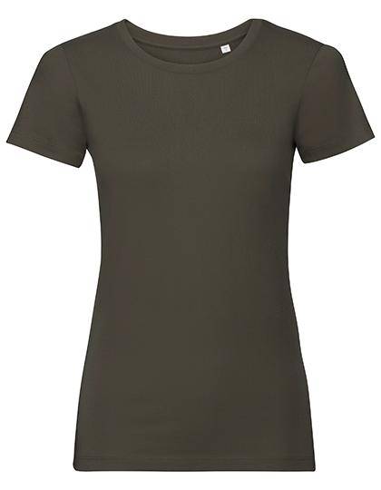 Epic Label T-shirts Lot de 3 T shirts Vierge Russell Pure Organic R-108F-0 Ladies´ Pure Organic T