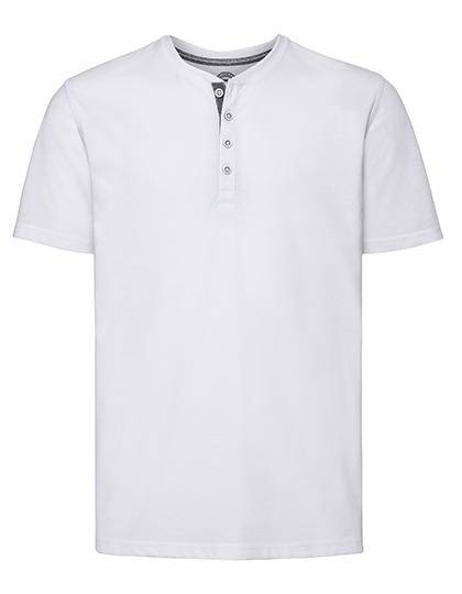 Epic Label T-shirts Lot de 3 T shirts Vierge Russell R-168M-0 Men`s Henley HD T