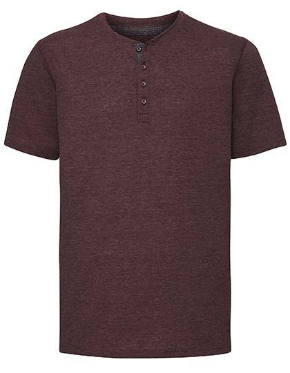Epic Label T-shirts Lot de 3 T shirts Vierge Russell R-168M-0 Men`s Henley HD T