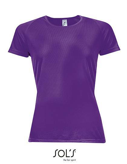 Epic Label T-shirts Lot de 3 T shirts Vierge SOL´S 01159 Women`s Raglan Sleeves T Sporty