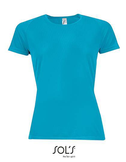 Epic Label T-shirts Lot de 3 T shirts Vierge SOL´S 01159 Women`s Raglan Sleeves T Sporty