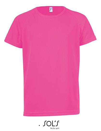 Epic Label T-shirts Lot de 3 T shirts Vierge SOL´S 01166 Kids` Raglan Sleeved T-Shirt Sporty