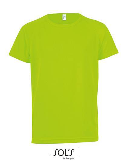 Epic Label T-shirts Lot de 3 T shirts Vierge SOL´S 01166 Kids` Raglan Sleeved T-Shirt Sporty