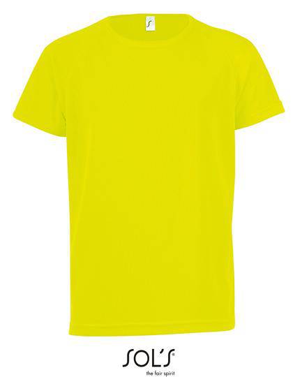 Epic Label T-shirts Lot de 3 T shirts Vierge SOL´S 01166 Kids` Raglan Sleeved T-Shirt Sporty