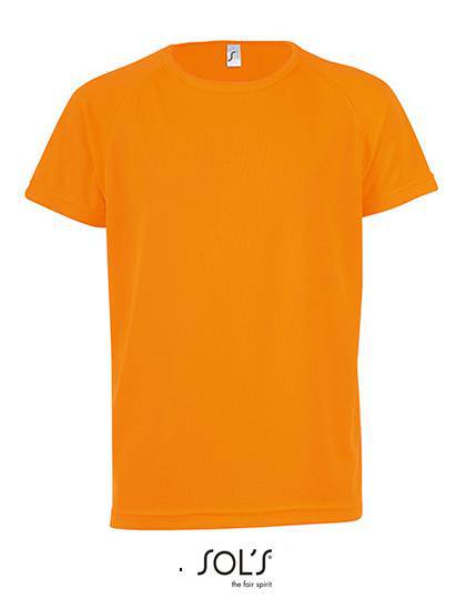 Epic Label T-shirts Lot de 3 T shirts Vierge SOL´S 01166 Kids` Raglan Sleeved T-Shirt Sporty