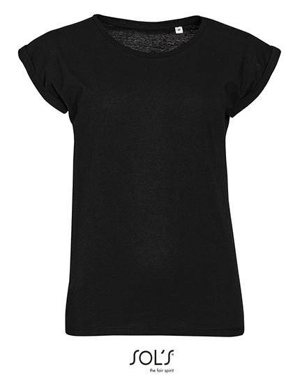 Epic Label T-shirts Lot de 3 T shirts Vierge SOL´S 01406 Women`s Round Neck T-Shirt Melba