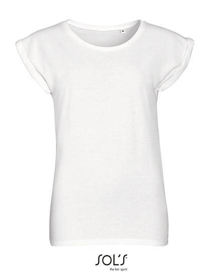 Epic Label T-shirts Lot de 3 T shirts Vierge SOL´S 01406 Women`s Round Neck T-Shirt Melba