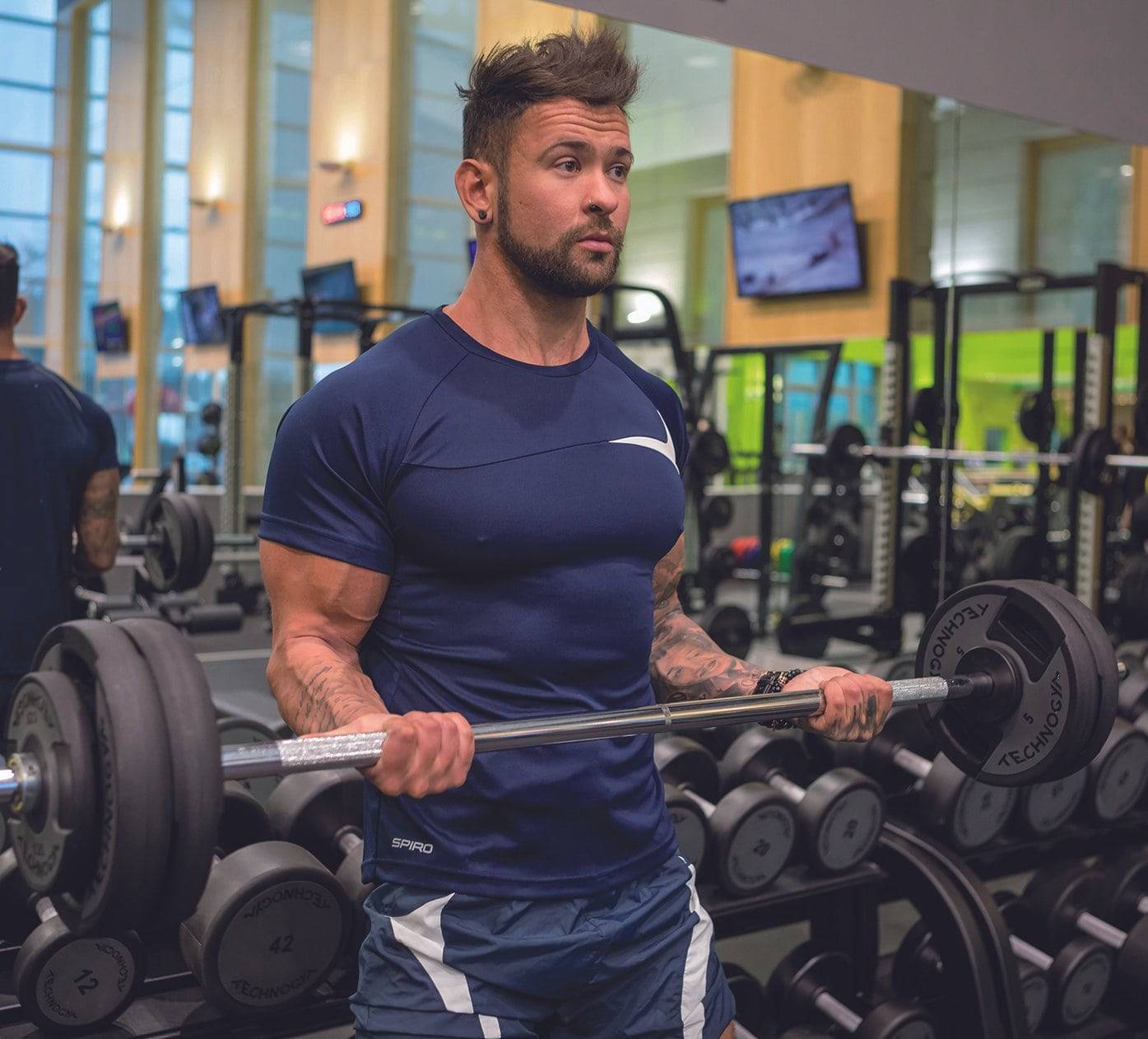 Epic Label T-shirts Lot de 3 T shirts Vierge Spiro S182M Men`s Dash Training Shirt