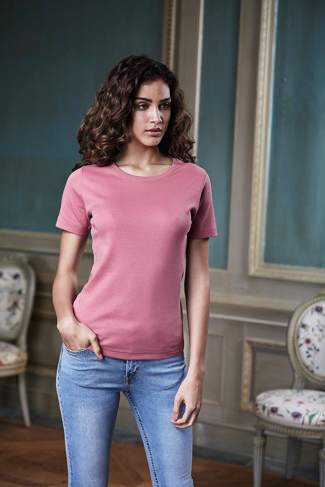 Epic Label T-shirts Lot de 3 T shirts Vierge Tee Jays 580 Womens Interlock Tee