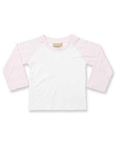 Epic Label T-shirts Lot de 3 x Larkwood LW025 Long Sleeved Baseball T Shirt