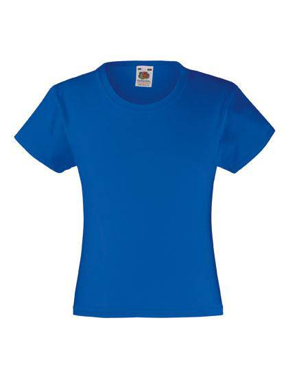 Epic Label T-shirts Lot de 5 Fruit of the Loom 61-005-0 Girls Valueweight T Pour Enfant