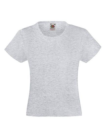 Epic Label T-shirts Lot de 5 Fruit of the Loom 61-005-0 Girls Valueweight T Pour Enfant