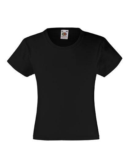 Epic Label T-shirts Lot de 5 Fruit of the Loom 61-005-0 Girls Valueweight T Pour Enfant