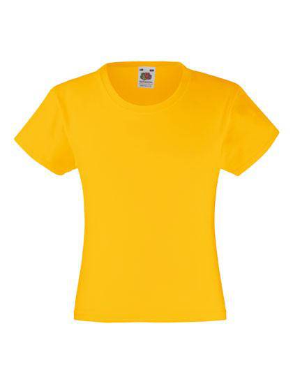 Epic Label T-shirts Lot de 5 Fruit of the Loom 61-005-0 Girls Valueweight T Pour Enfant