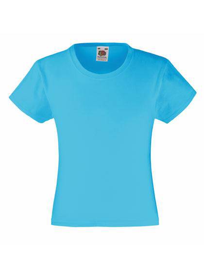 Epic Label T-shirts Lot de 5 Fruit of the Loom 61-005-0 Girls Valueweight T Pour Enfant